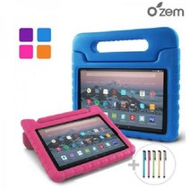 아마존 킨들파이어 HD10 어린이안전 에바폼 케이스, 킨들HD10공용 에바폼케이스+터치펜_핑크