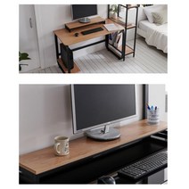 튼튼한 28인치 30인치 32인치 우드 철제 모니터받침대 전산실 대기실 정리 공부방 랙