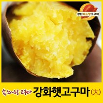 2022년 강화속노랑고구마 강화도호박고구마 햇고구마 [대형(왕) 크기] 5kg 10kg 선택., 1박스, 선택1. 대(왕) 5kg