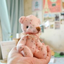 [바보사랑]테디베어 키링-핑크 DIY-삼수니다락방, 단품