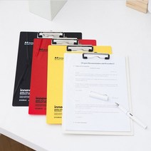 시스맥스 흰색 A4 용지판 음료메뉴판 빌패드 딱판 서류받침판 종이판 용지받침 문서판