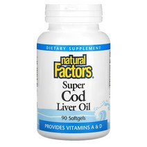 네추럴팩터스 수퍼 오메가3 대구 간유 1100mg 90소프트젤 1통, 1개, 기본