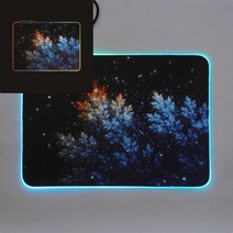 LED 게이밍 마우스패드 35x25cm 별빛트리 마우스장패드제작 마우스장패드추천 디자인마우스패드 마우스패드파는곳