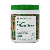 어메이징그라스 오가닉 밀싹 파우더 30서빙 240g 분말