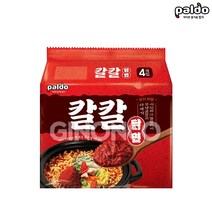 팔도 칼칼 닭면 120g, 4개