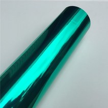 흡집기스제거유연한 광택 크롬 로즈 골드 자동차 비닐 포장 필름 호일 랩 거품 무료 자동차 스티커 데칼 컴퓨터 커버 전화 스킨, 티파니 블루, 152x50cm