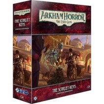 Fantasy Flight Games 아컴 호러 카드 게임 스칼렛 키 조사자 확장판 | 호러 미스터리 게임 | 협동 카드 게임 | 만 14세 이상 | 1-4인용 | 평균 플레이 시, The Scarlet Keys Campaign Expa