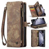 갤럭시 Z폴드5 하이엔드 가죽 포켓 레더 지갑 케이스