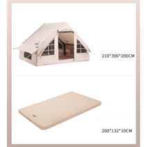 에어텐트 감성 쉘터 Air 면텐트 캠핑용품 음압텐트 차박도킹텐트, G 6.3M  기본 패키지  Oxford Cloth