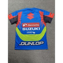 루즈핏 박시 티셔츠 레이싱 오토바이 팀복 힙합 싱글 테일 상품 봄 여름 승화 프린트 스포츠 의류 트렌드