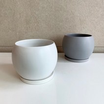 달항아리 (화이트&그레이), 그레이
