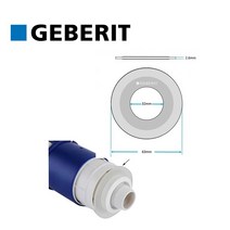 Geberit 실리콘 고무 플러시 밸브 씰 와셔 다이어프램 화장실 탱크 액세서리 816.418.00.1, 한개옵션0
