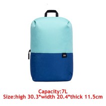 직장인 새내기 백팩 가방 여행 노트북 가방 블랙 프라이데이 100% 샤오미 배낭 멀티 컬러 사이즈 남여, 03 7L