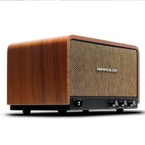 브리츠 Airpulse P100X 레트로 스타일 홈오디오 블루투스 스피커 리모톤 동봉 (Britz), 우든
