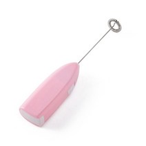 우유 라떼 커피 거품기 electric egg beater milk frother 털, 분홍색
