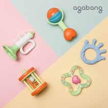 [아가방]옥수수 딸랑이세트(WHITE)_77M08310104, WHITE