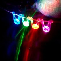 캠핑 야간 안전 로프 스트링 LED 라이트 4p 감성캠핑, 레인보우