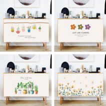 마이아웃렛 벨크로 찍찍이 가림막커튼 책장 선반 주방창 문 가리개커튼