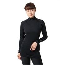 언더아머 골프 언더웨어 긴팔 여성 히트 기어 컴프레션 롱 슬리브 셔츠 1372779-001