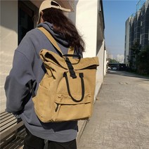 십이삼 백팩 마라의 꿈 세척 캔버스 가방 여성 대용량 배낭 책가방 레저 여행 남여 커플 학생 학교