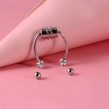 스테인레스 스틸 자석 코 링 말굽 클립 비 피어싱 후프 마그네틱 네일 nariz