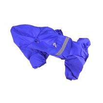 애완 동물 비옷 옷 캐주얼 고양이 방수 재킷 야외 후드 의류 점프 슈트 애완, Blue, XS