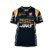 F1 레이싱복 전문 2022 남자 새로운 haas 팀 티셔츠 f1 반팔 산악 자전거, 2xl, 1
