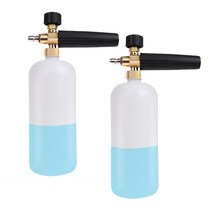 자동차 자동 세척 거품 총 고압 세탁기 눈 랜스 비누 깊은 청소 물총 도구, 2pcs Foam Pot