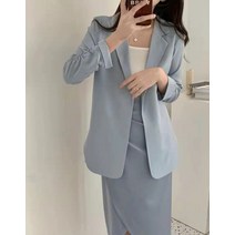 여자 정장코트 2126# 연춘복 사색상의 데일리 오버핏 퓨어웨스트겉옷 차림녀다소미얼Z