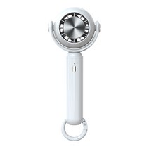 해피바이 휴대용 버클 핸드 탁상겸용 아이스 냉각 손선풍기YL-004, 화이트, YL-004