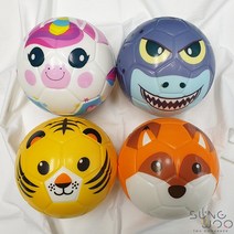 폭신폭신애니멀스펀지볼 스포츠공 종류랜덤발송, 랜덤발송