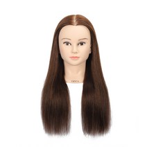 비너스가발 50%인모20인치 커트연습전용 드라이가발, 50인모 20인치