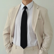 장례식 정장용 블랙 넥타이 장례식장 복장