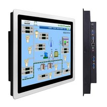 산업용 컴퓨터 PC 12quot 10 15 17 인치 패널 올인원 미니 용량 성 터치 코어 i3-3217u rs232 com windows 710, 12.1인치, 모니터만
