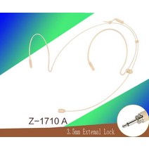 살색 미니 XLR 3 핀 TA3F 커넥터 헤드셋 마이크 AKG 무선 바디팩 송신기, 01 3.5mm Extemal Lock