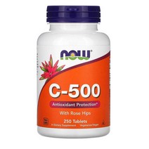 나우푸드 C-500 비타민C 로즈힙 500mg 250정