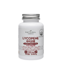 내추럴이믹스 라이코펜 500mg x90캡슐 캐나다 토마토