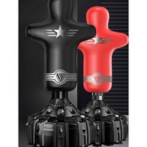 복싱 샌드백 사람 모양 인간형 무에타이 펀칭백 무술, 1.7m 블랙