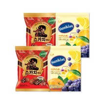 롯데 해태 사탕모음 스카치 커피맛 157gx2개+썬키스트캔디 125gx2개 (총4개), 1세트, 157g