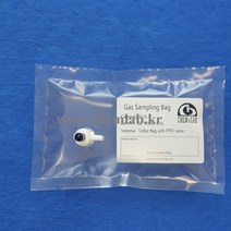 테드라백 Tedlar Bag 가스샘플링백 8L~25L PTFE 콕크 캡포함 VOCs 테들러백, CL-TDL31-20L, 1개