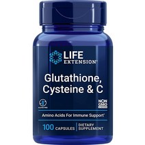 Life Extension 글루타티온 시스테인 C - 간 건강을 지원하는 강력한 항산화제 - 글루텐 프리 - 비 GMO - 100 캡슐
