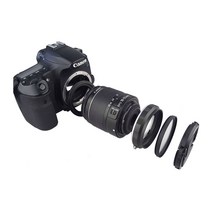 dslr 렌즈 어댑터 카메라 매크로 렌즈 리버스 어댑터 세트 캐논 EOS 70D 80D 700D 750D 800D 1200D 100D 200D 5D2 5DIII 5DIV 6D M, 06 Leave lens model, 01 캐논 EF (EOS)