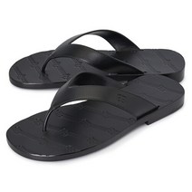 발렌시아가 [발렌시아가] BB 로고 640595 WA72L 1000 남자 슬리퍼