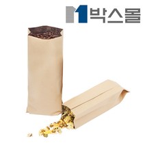 박스몰 크라프트 커피봉투, (1137) 12x35+4 / 100장