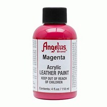 Angelus 아크릴 가죽 페인트-4oz.-마젠타색