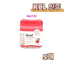 고체방향제 차량 사무실 실내 화장실 욕실 옷장 옷방 드레스룸 인증 디퓨저, 200g, 5개, 피치