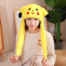 산리오 마이멜로디 겨울 보온 털 시나모롤 인형 모자 헤어밴드 움직이는귀모자