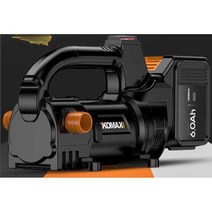 전동자바라 오일펌프 기름 주유건 말통 차량 급유, 1. 4.0Ah 배터리 +  구성품