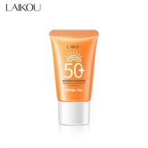 LAIKOU 페이셜 바디 썬 스크린 화이트닝 크림 SPF 50 + 오일 프리 래디컬 스 캐빈 져 안티 옥시던트 모이스, 01 30g