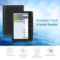 이북 리더 전자책 단말기 ebook 뷰어 휴대용 7 인치 다기능 816gb 메모리 컴팩트 사이즈 buitl-in 리튬 배터리 긴 내구성 시간, 유일한 전자책 리더, 8GB